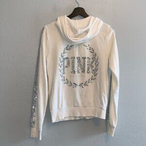 Vs sequin velour full zip